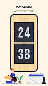 ساعات Flip Clock الرقمية.. أفضل تطبيقات تنظيم الوقت والإنتاجية screenshot 4